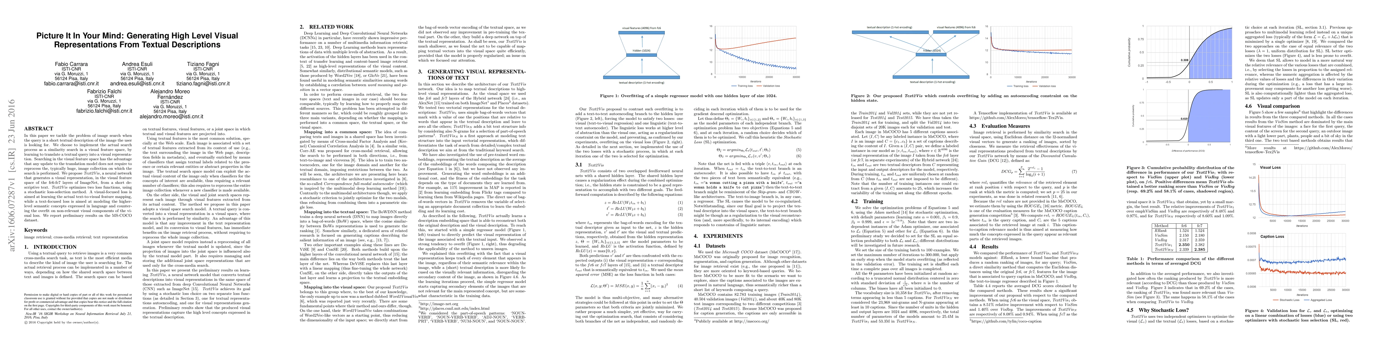 Thumbnail for Picture It In Your Mind: Generating High Level Visual Representations
  From Textual Descriptions