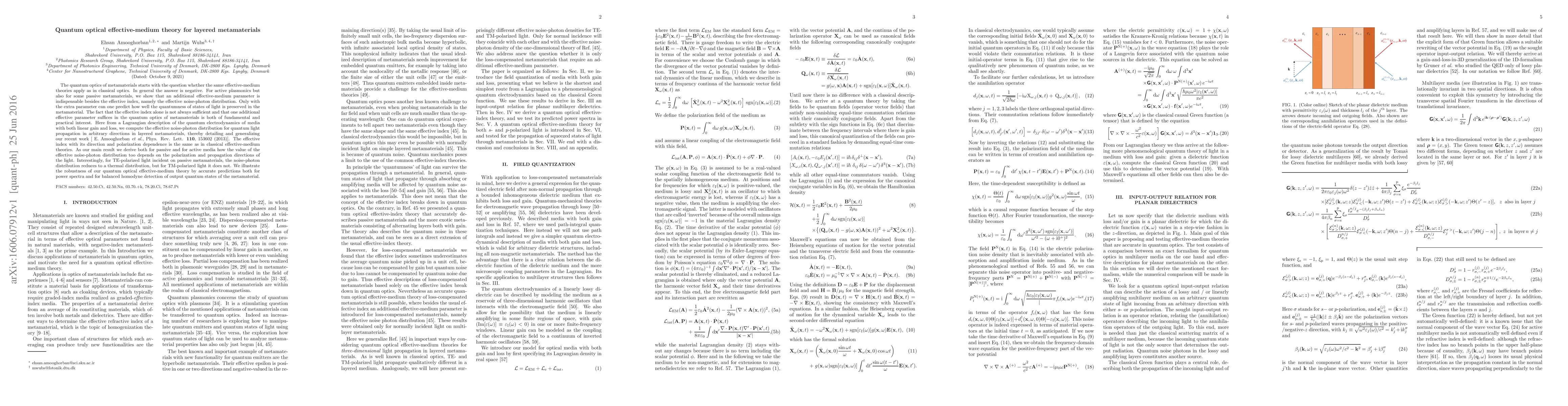 Thumbnail for Quantum optical effective-medium theory for layered metamaterials
