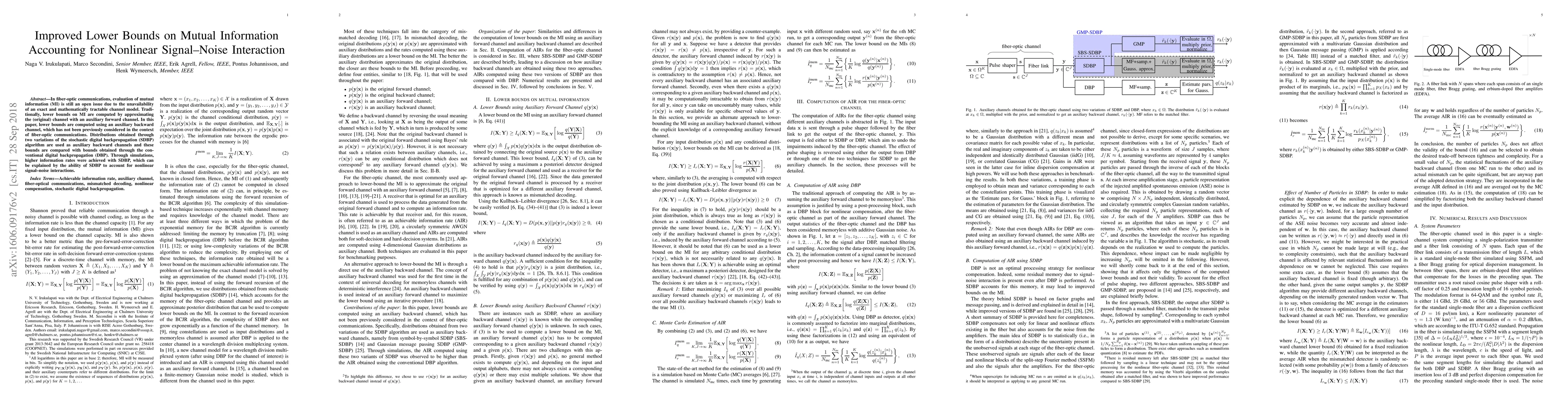 Thumbnail for Improved Lower Bounds on Mutual Information Accounting for Nonlinear
  Signal-Noise Interaction