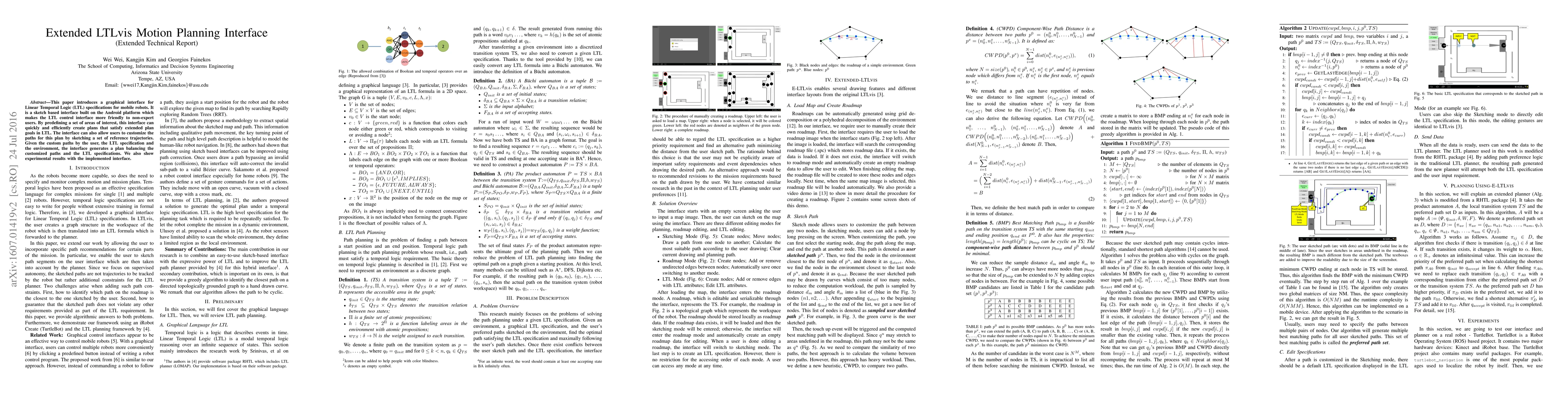 Thumbnail for Extended LTLvis Motion Planning interface (Extended Technical Report)