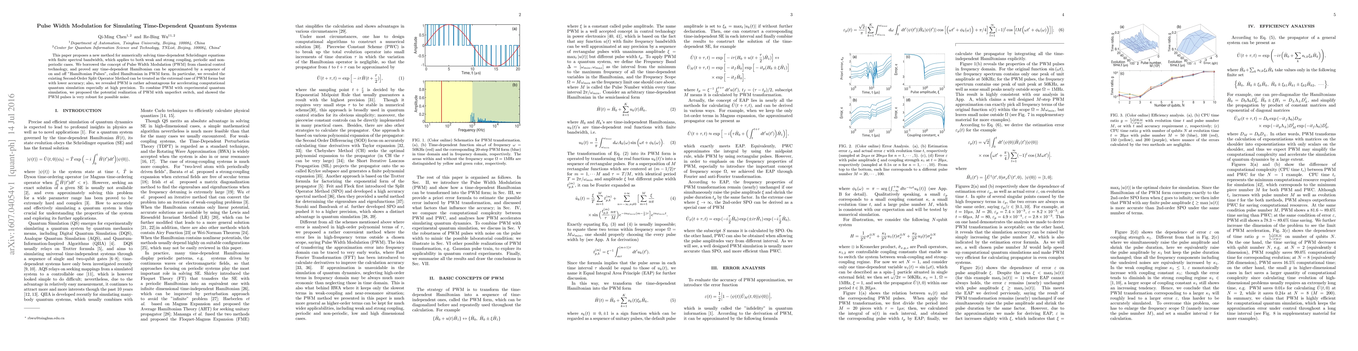 Thumbnail for Pulse Width Modulation for Simulating Time-Dependent Quantum Systems