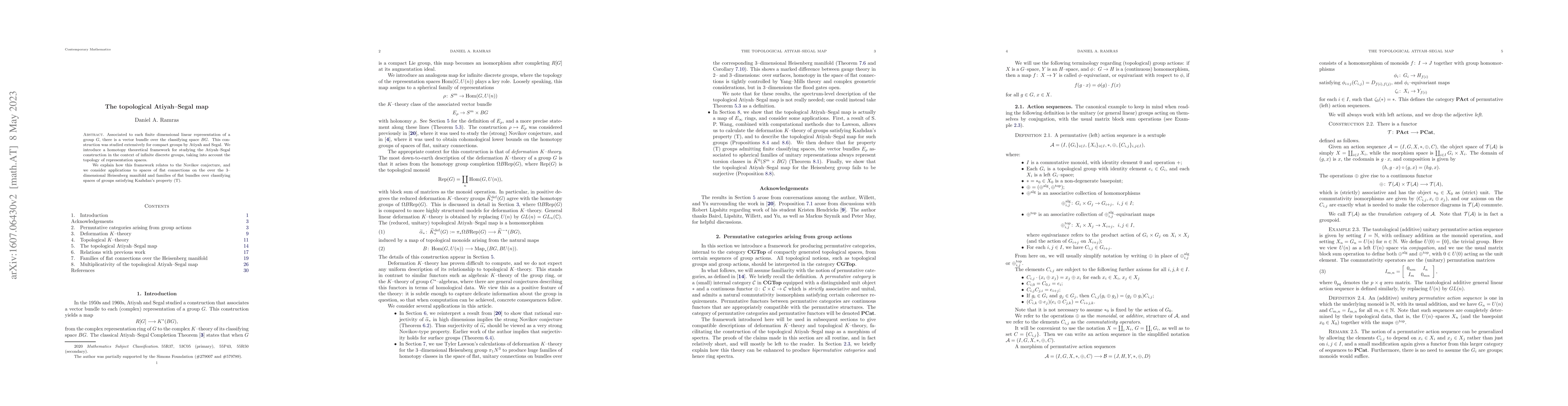 Thumbnail for The topological Atiyah-Segal map