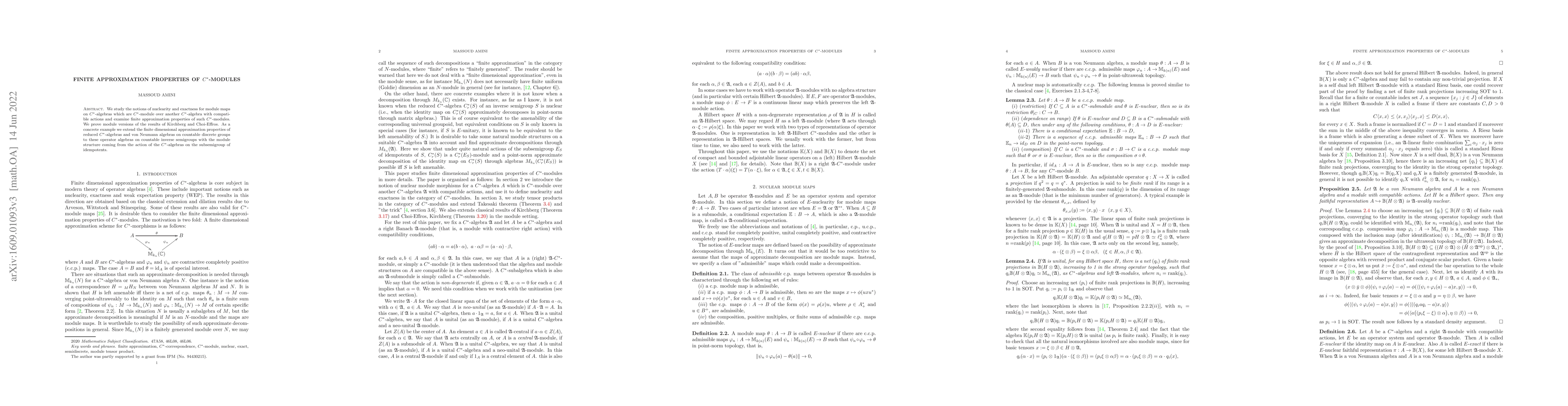 Thumbnail for Finite approximation properties of $C^{*}$-modules