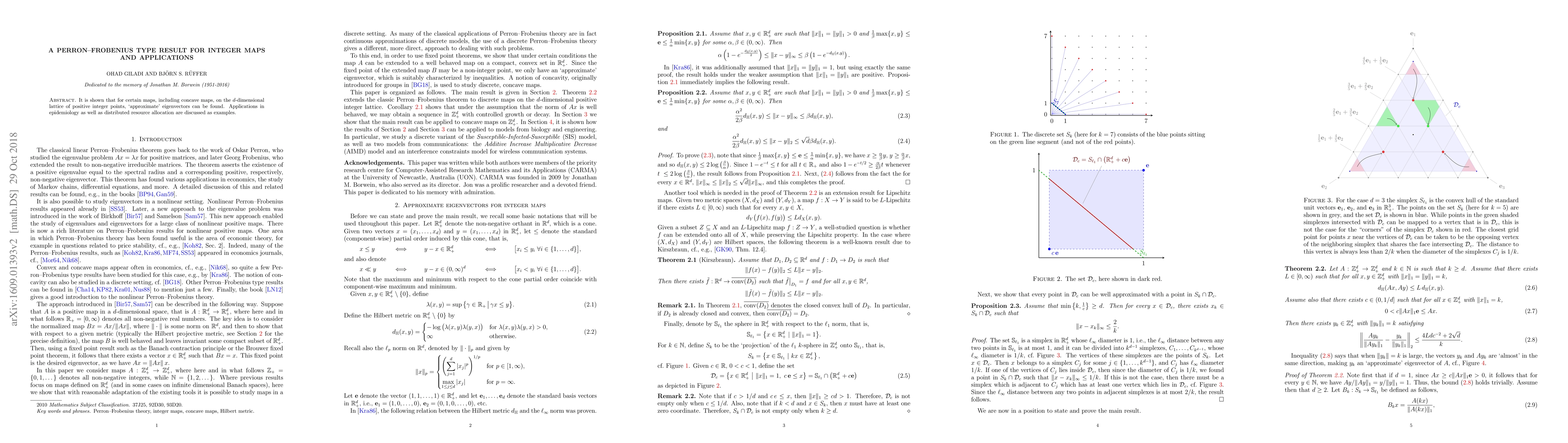 Thumbnail for A Perron-Frobenius type result for integer maps and applications