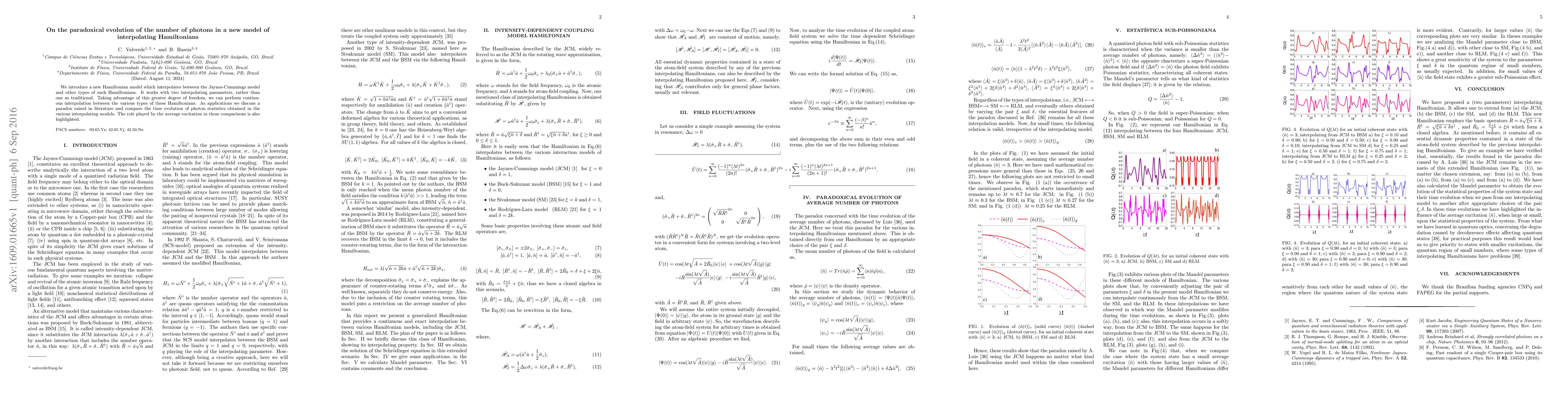 Thumbnail for On the paradoxical evolution of the number of photons in a new model of
  interpolating Hamiltonians