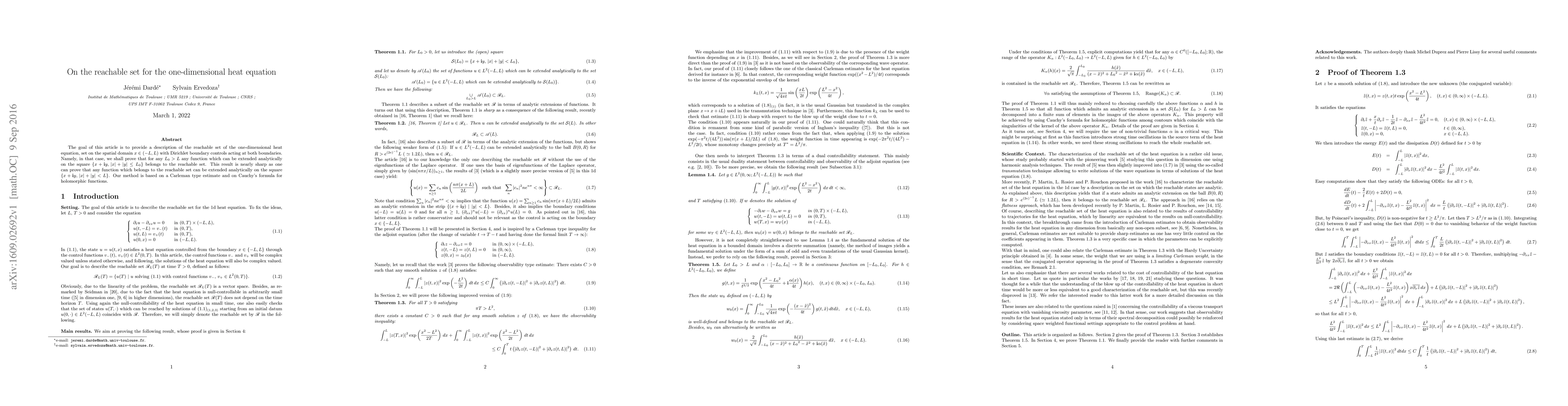 Thumbnail for On the reachable set for the one-dimensional heat equation