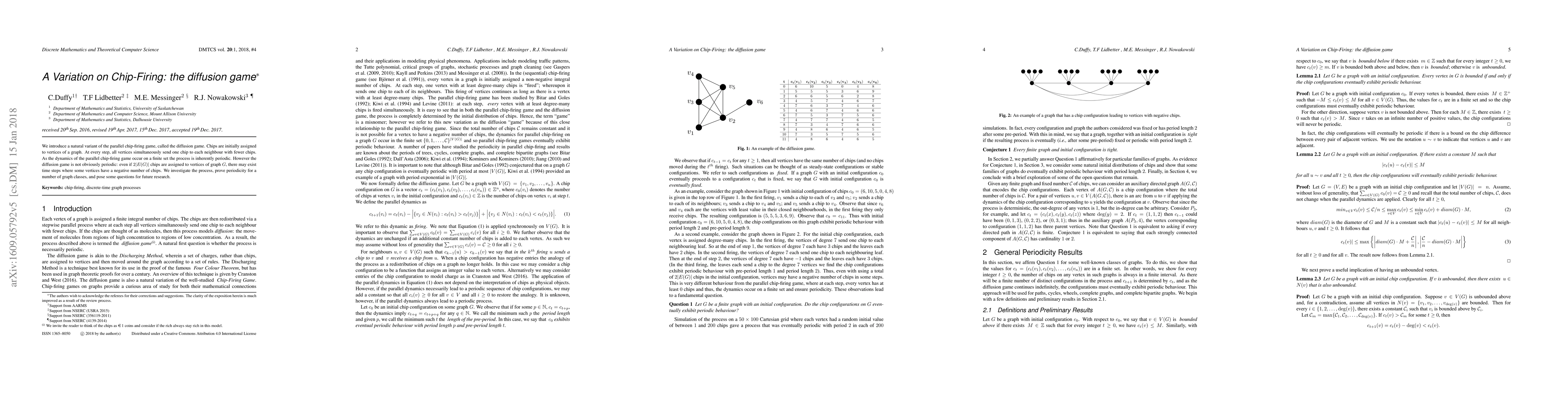 Thumbnail for A Variation on Chip-Firing: the diffusion game