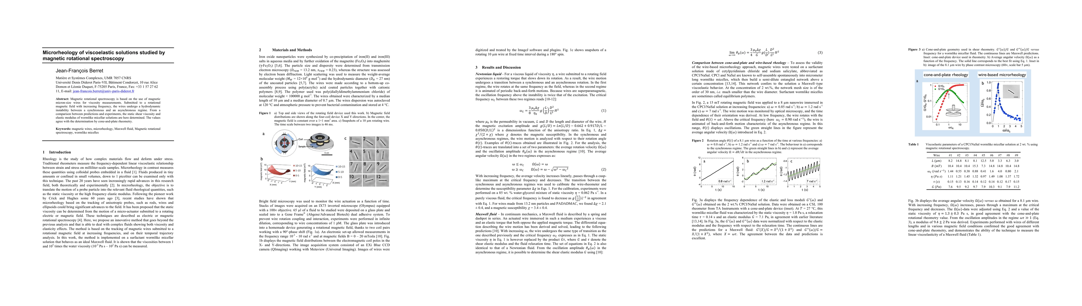 Thumbnail for Microrheology of viscoelastic solutions studied by magnetic rotational
  spectroscopy
