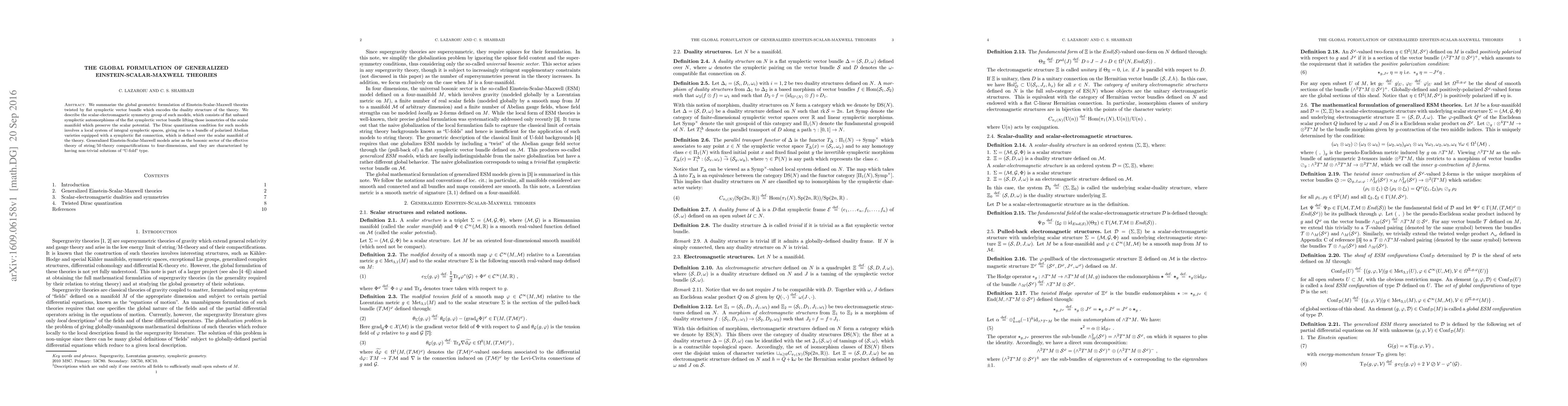 Thumbnail for The global formulation of generalized Einstein-Scalar-Maxwell theories