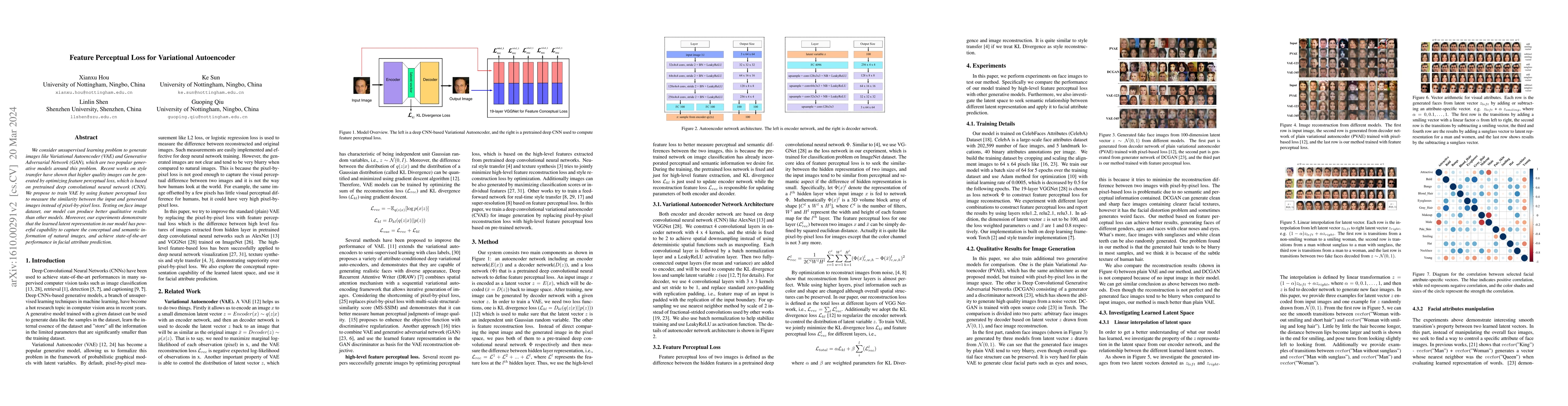Thumbnail for Deep Feature Consistent Variational Autoencoder