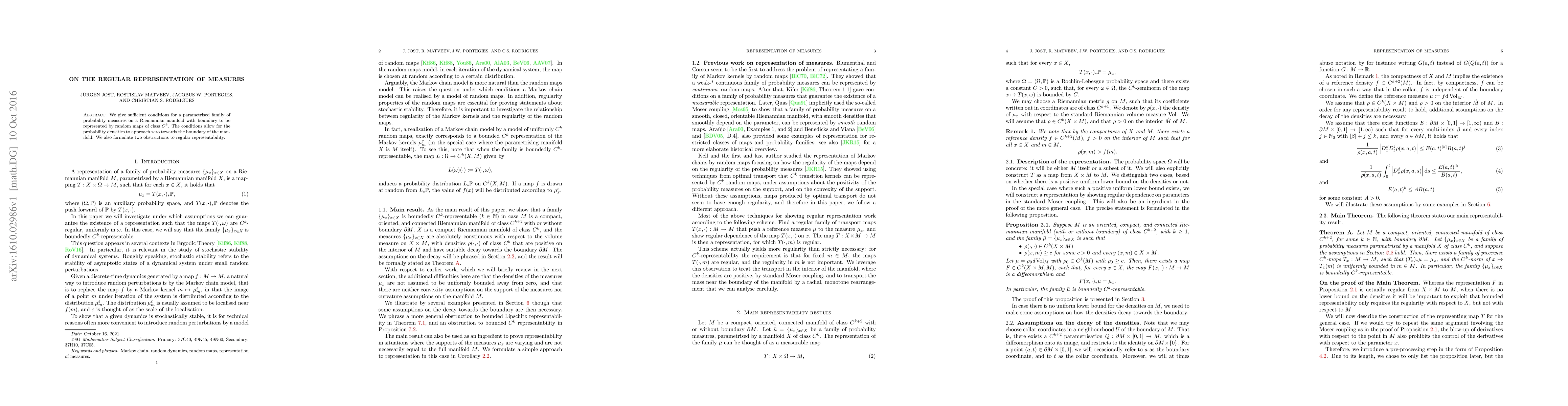 Thumbnail for On the regular representation of measures