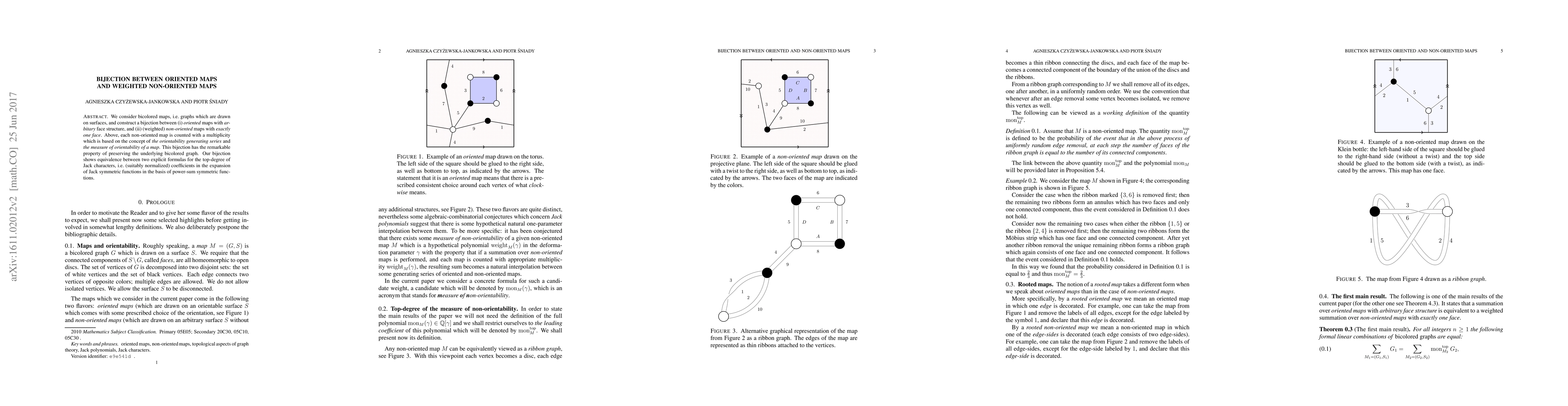 Thumbnail for Bijection between oriented maps and weighted non-oriented maps