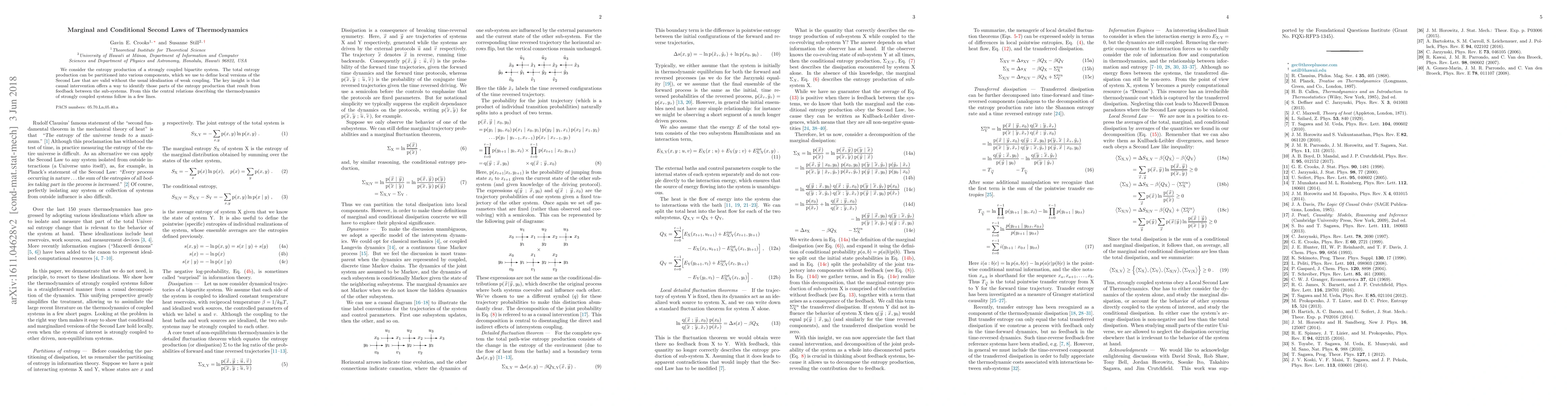 Thumbnail for Marginal and Conditional Second Laws of Thermodynamics