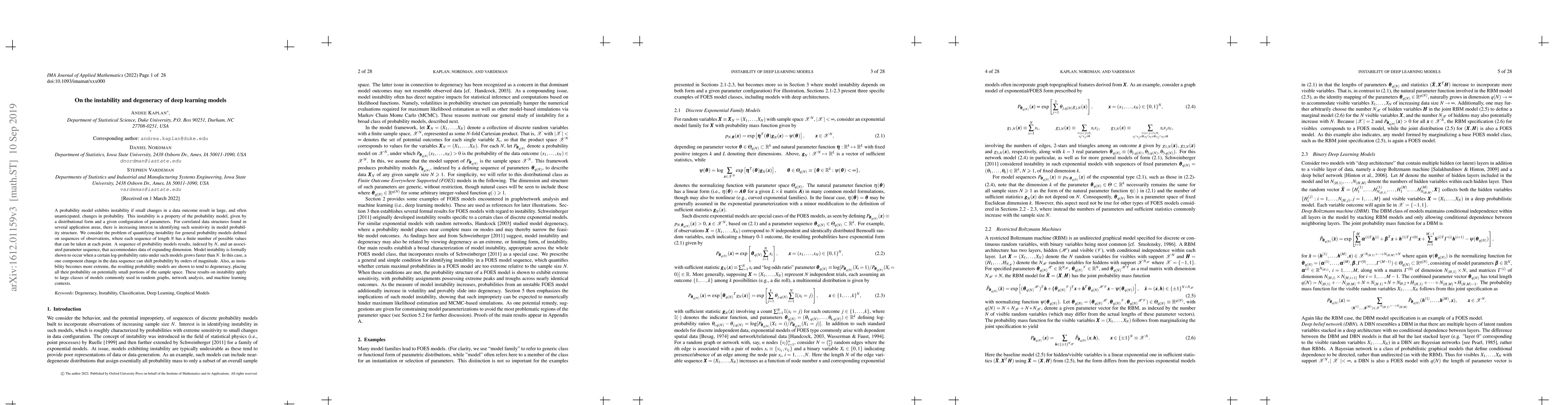 Thumbnail for On the instability and degeneracy of deep learning models