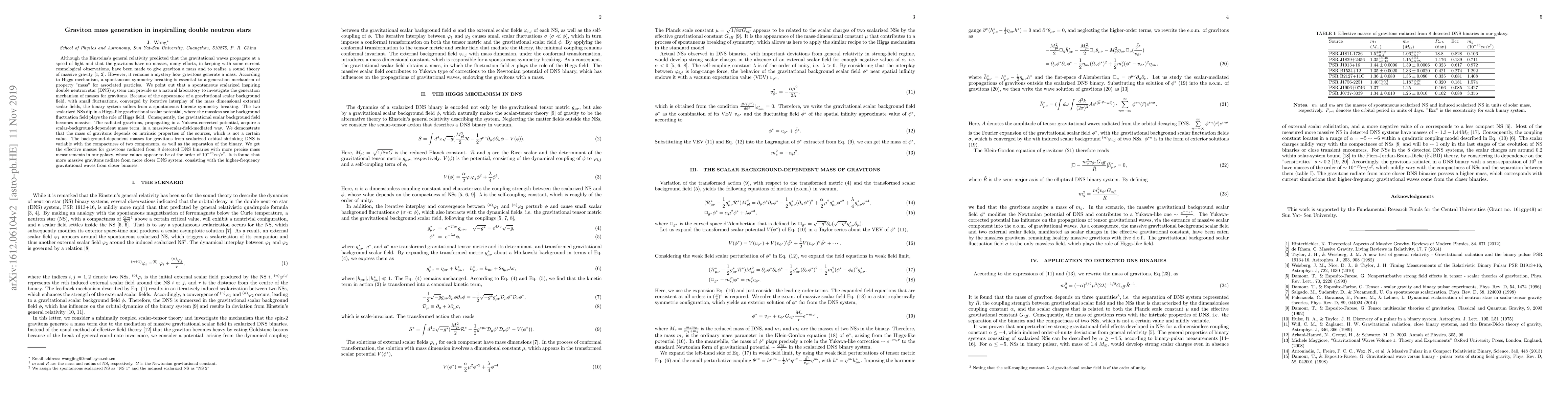 Thumbnail for Graviton mass generation in in-spiraling DNS