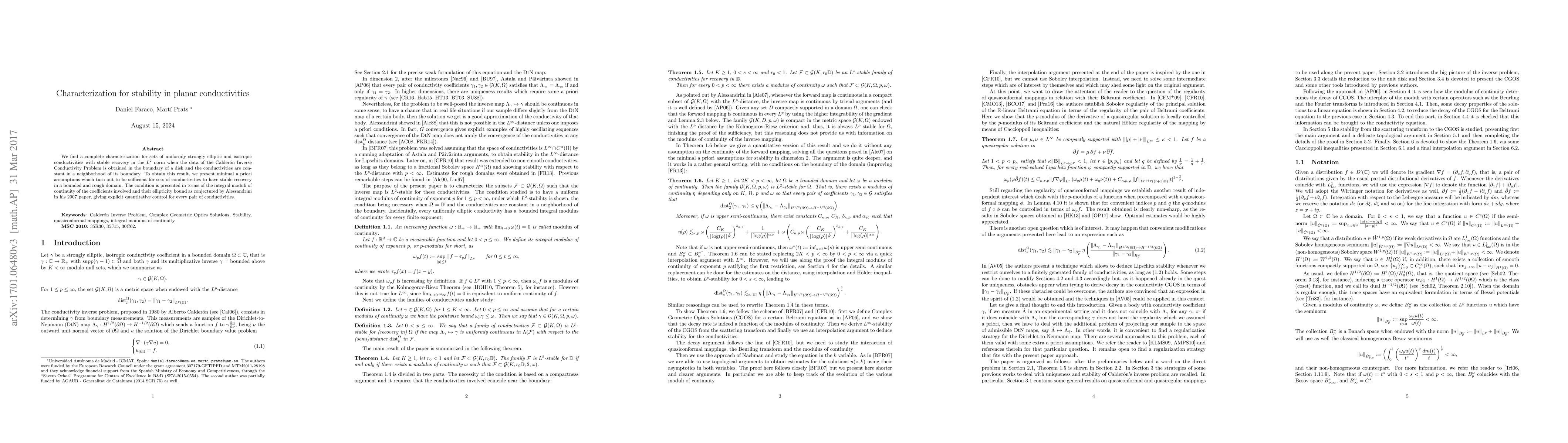 Thumbnail for Characterization for stability in planar conductivities