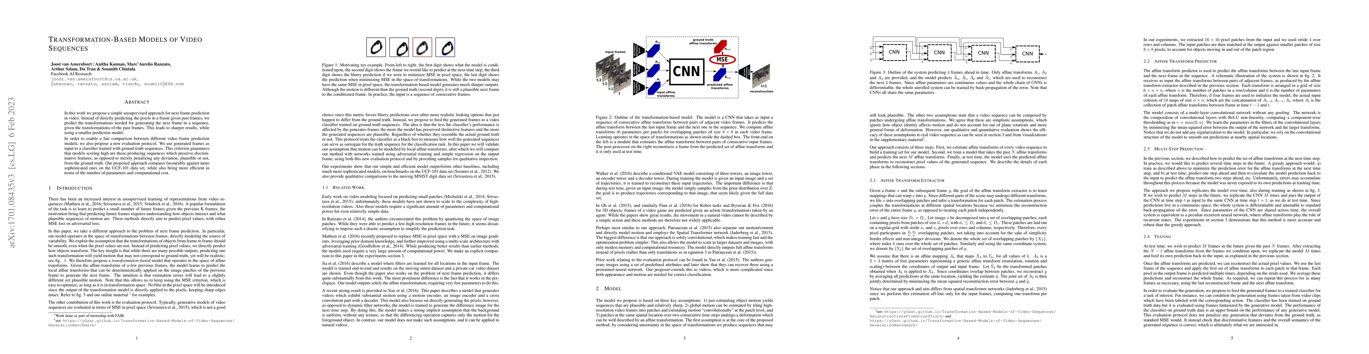 Thumbnail for Transformation-Based Models of Video Sequences