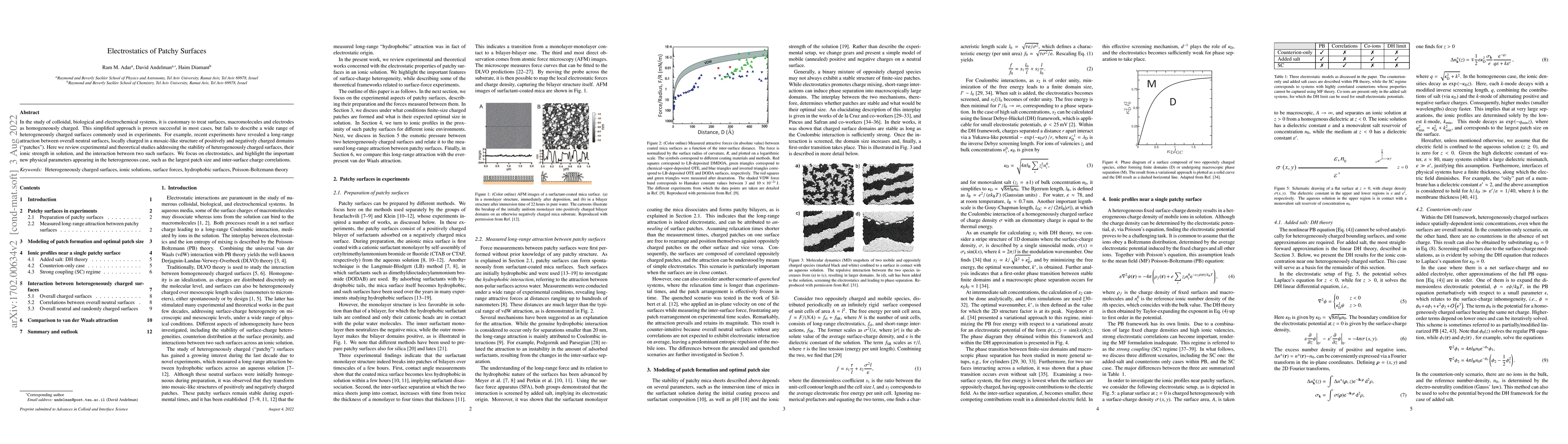 Thumbnail for Electrostatics of Patchy Surfaces