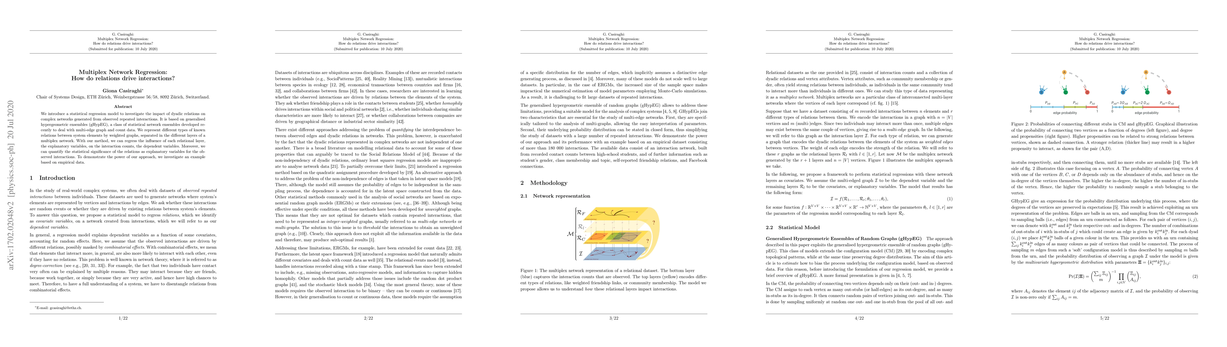 Thumbnail for Multiplex Network Regression: How do relations drive interactions?