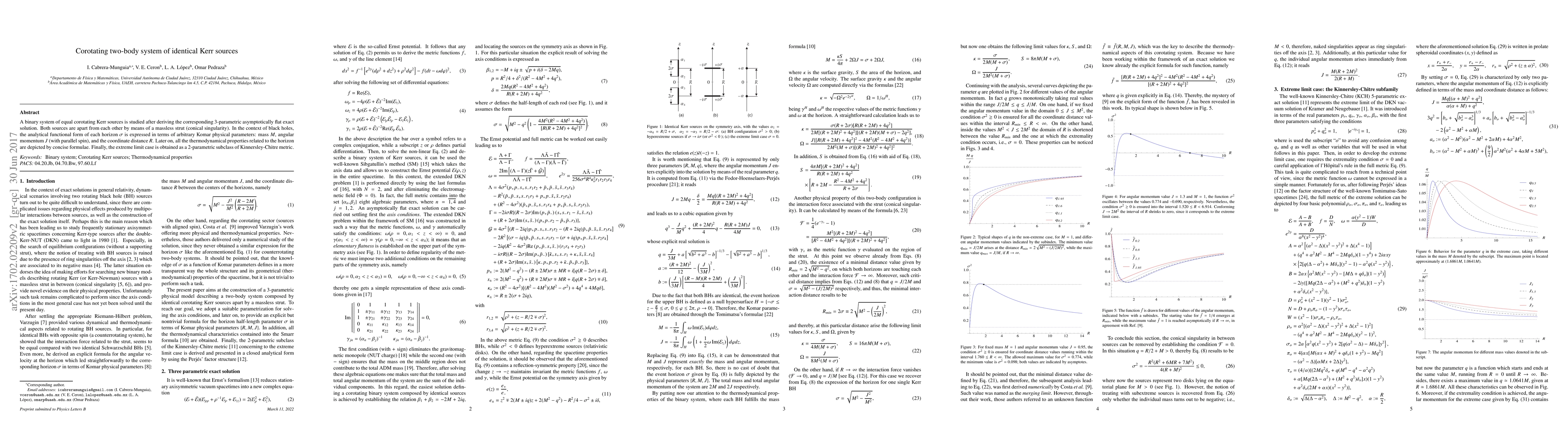 Thumbnail for Corotating two-body system of identical Kerr sources