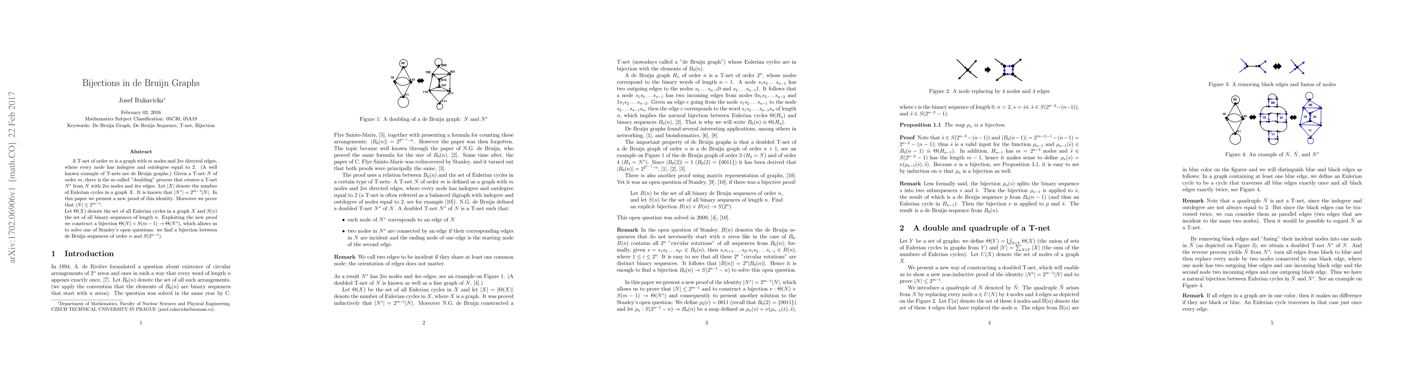Thumbnail for Bijections in de Bruijn Graphs