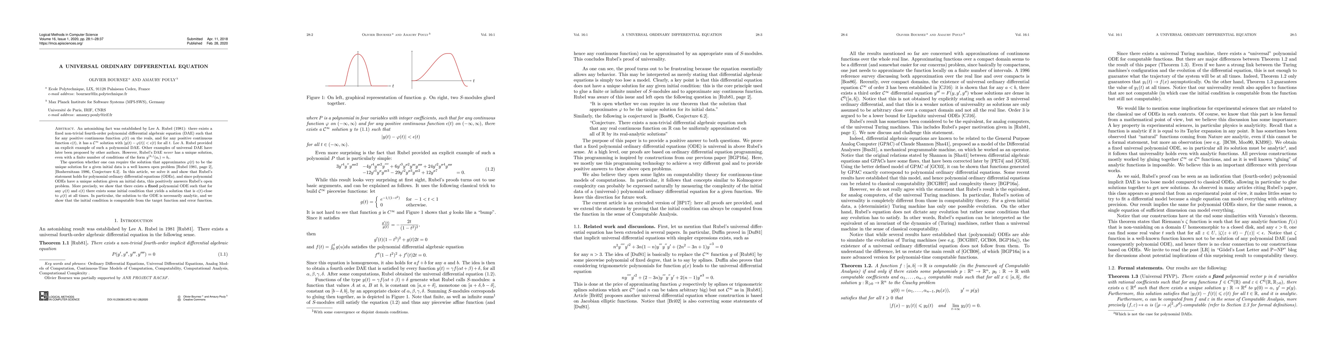 Thumbnail for A Universal Ordinary Differential Equation