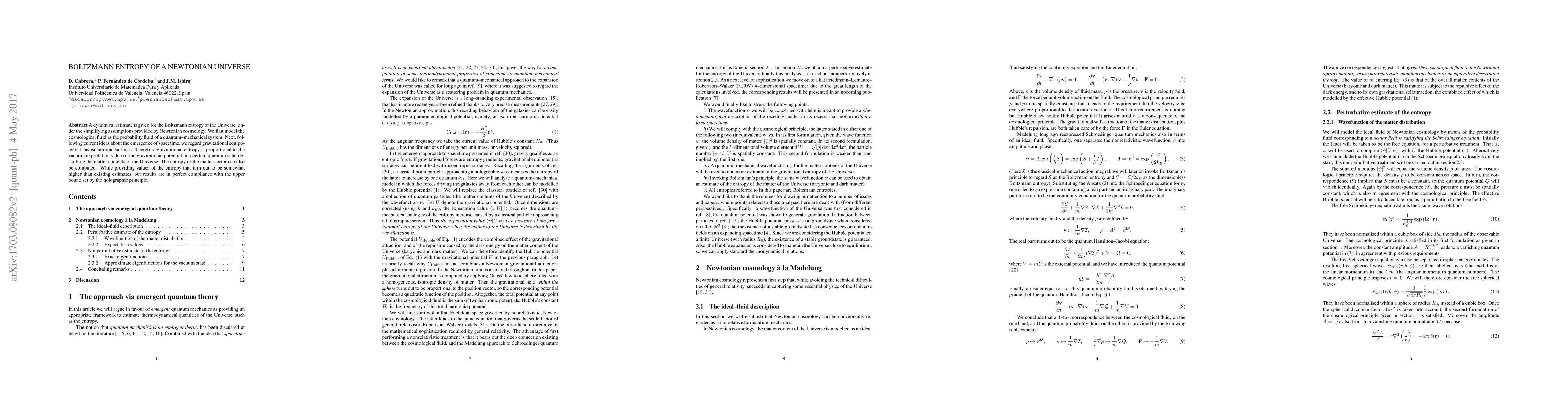 Thumbnail for Boltzmann entropy of a Newtonian Universe