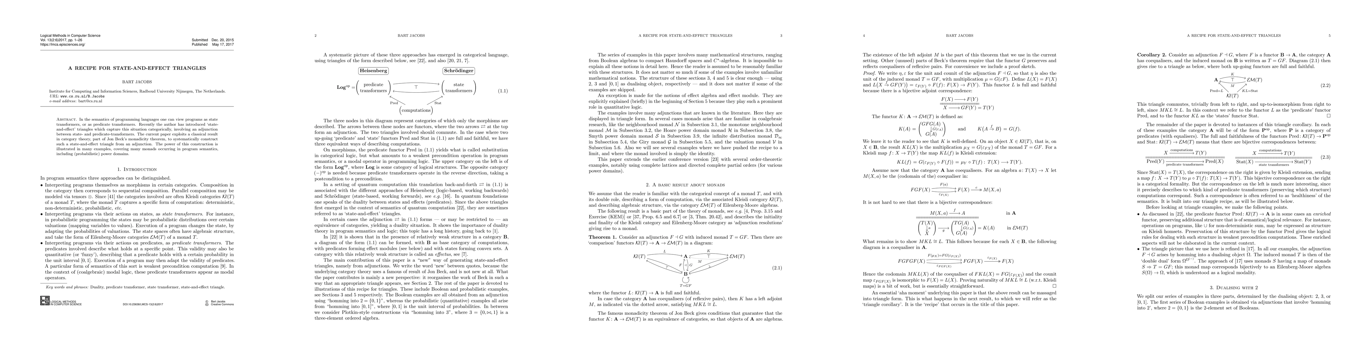Thumbnail for A Recipe for State-and-Effect Triangles