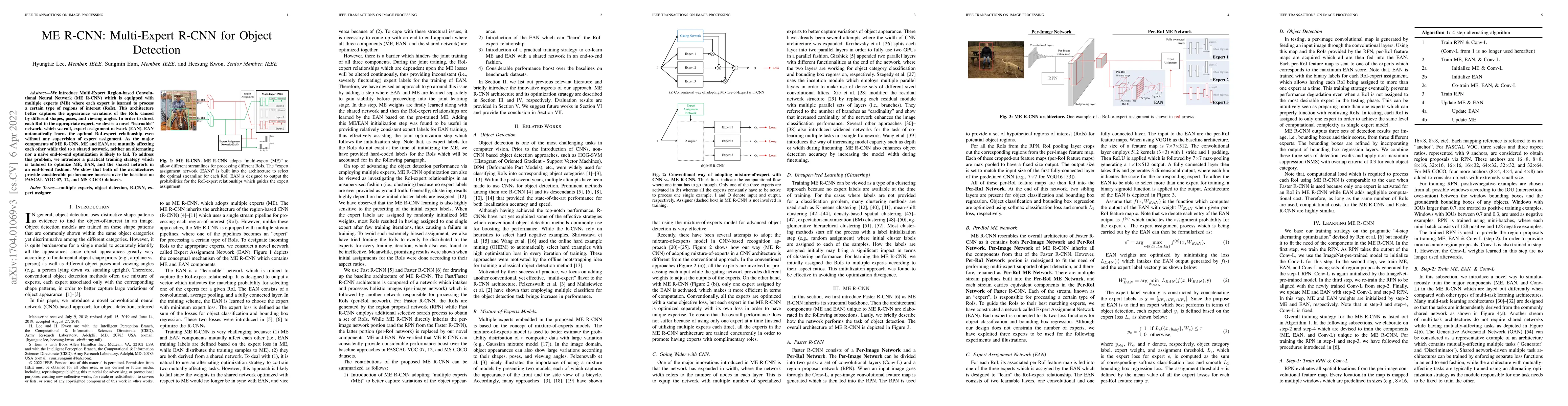 Thumbnail for ME R-CNN: Multi-Expert R-CNN for Object Detection
