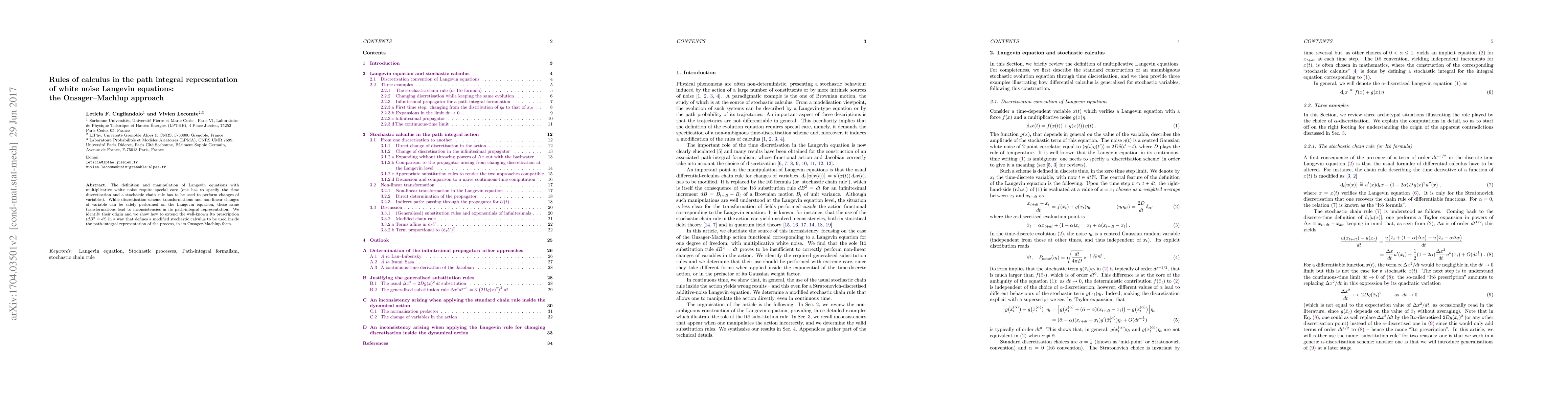 Thumbnail for Rules of calculus in the path integral representation of white noise
  Langevin equations: the Onsager-Machlup approach