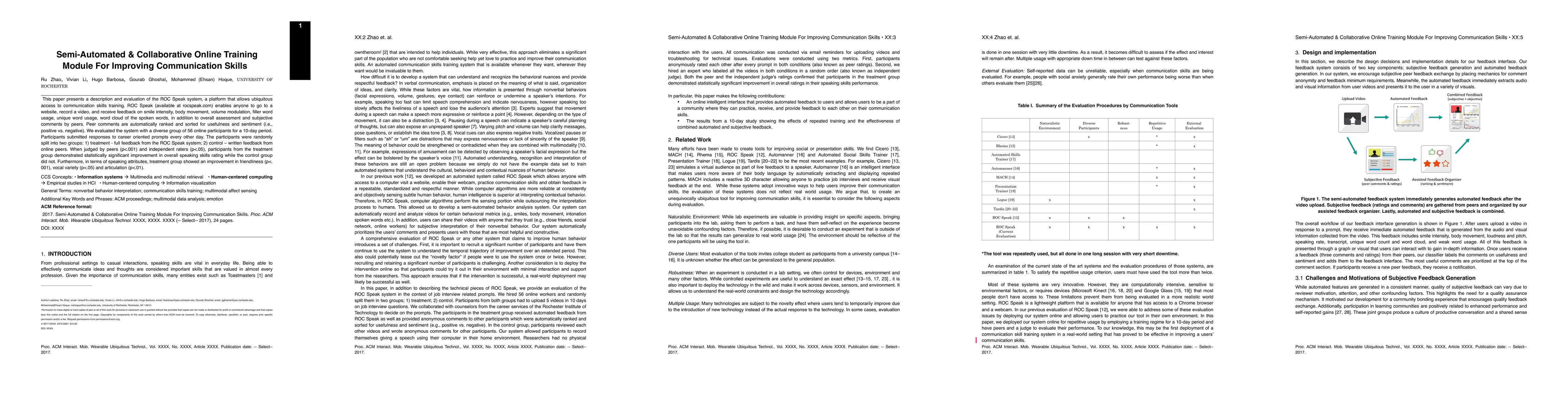 Thumbnail for Semi-Automated & Collaborative Online Training Module For Improving
  Communication Skills
