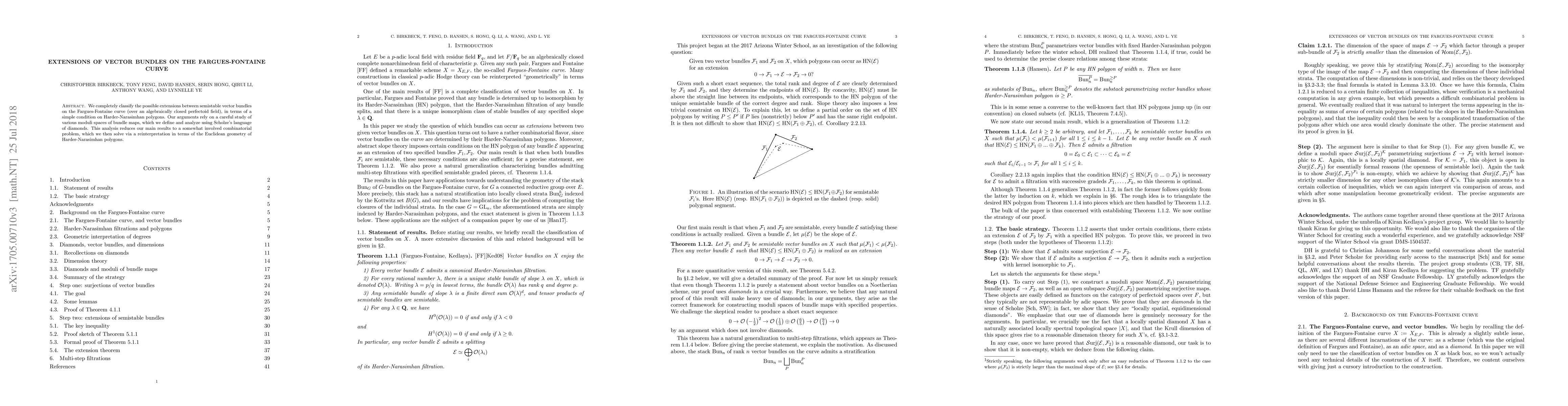 Thumbnail for Extensions of Vector Bundles on the Fargues-Fontaine Curve