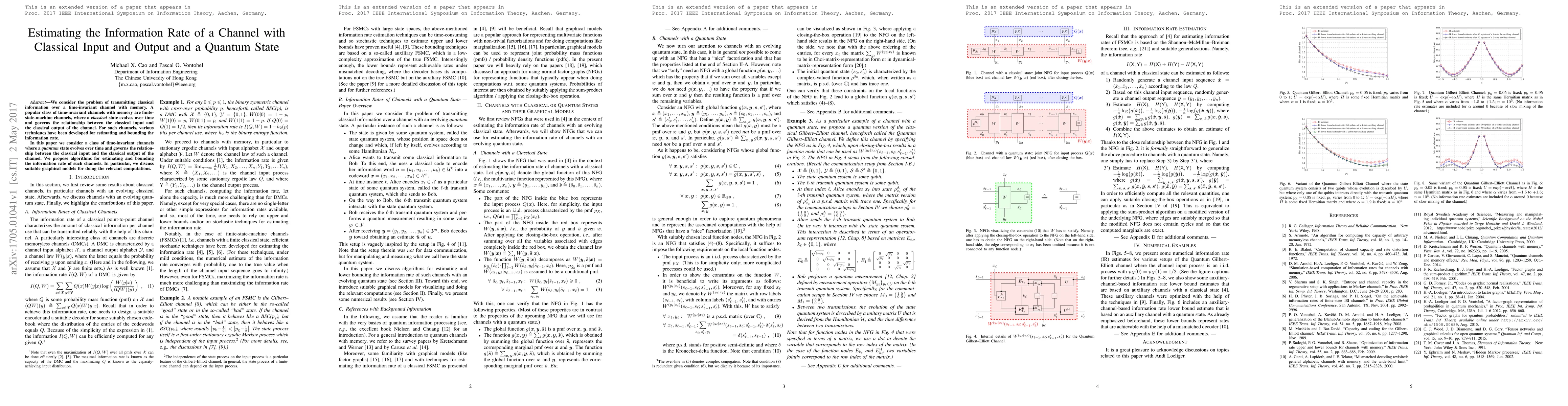 Thumbnail for Estimating the Information Rate of a Channel with Classical Input and
  Output and a Quantum State (Extended Version)