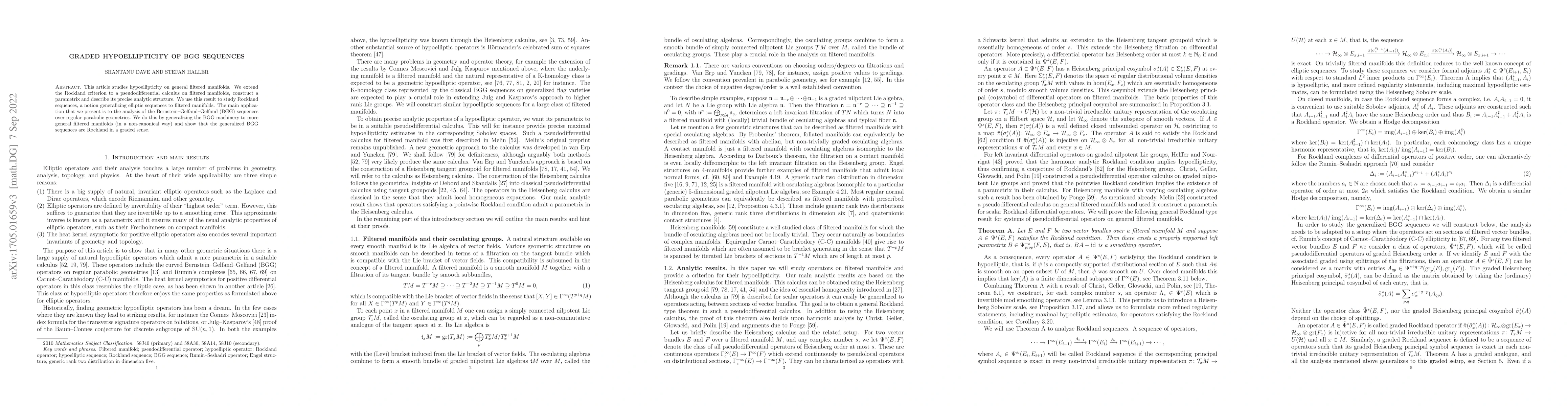 Thumbnail for Graded hypoellipticity of BGG sequences
