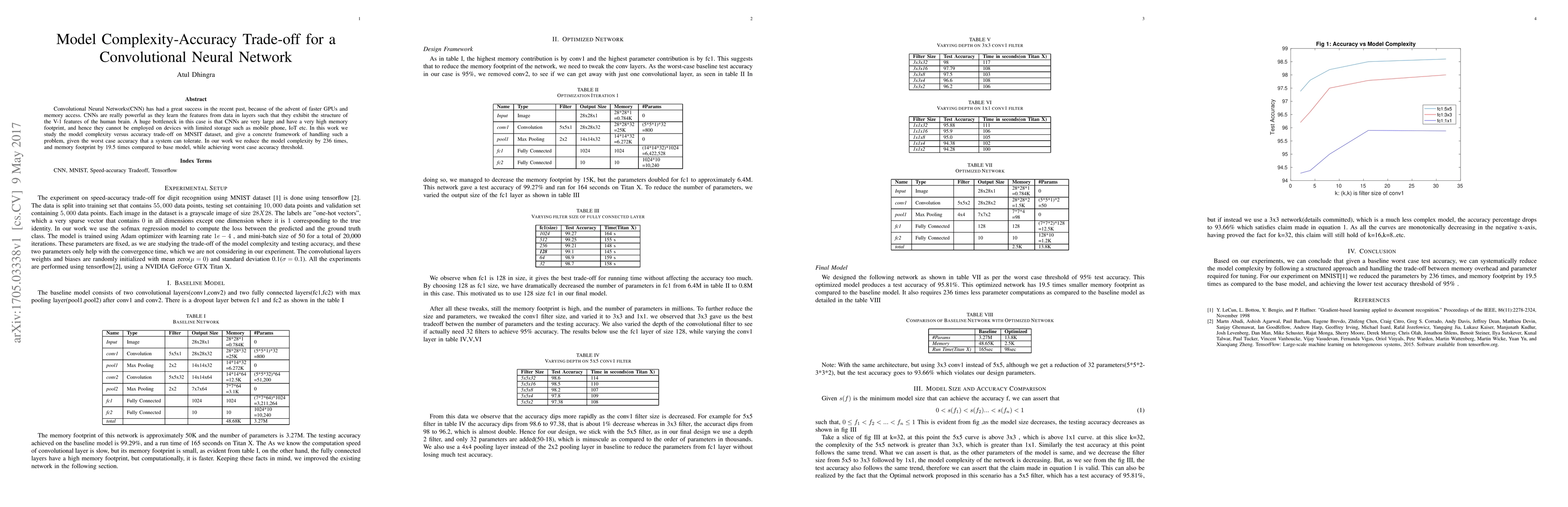 Thumbnail for Model Complexity-Accuracy Trade-off for a Convolutional Neural Network