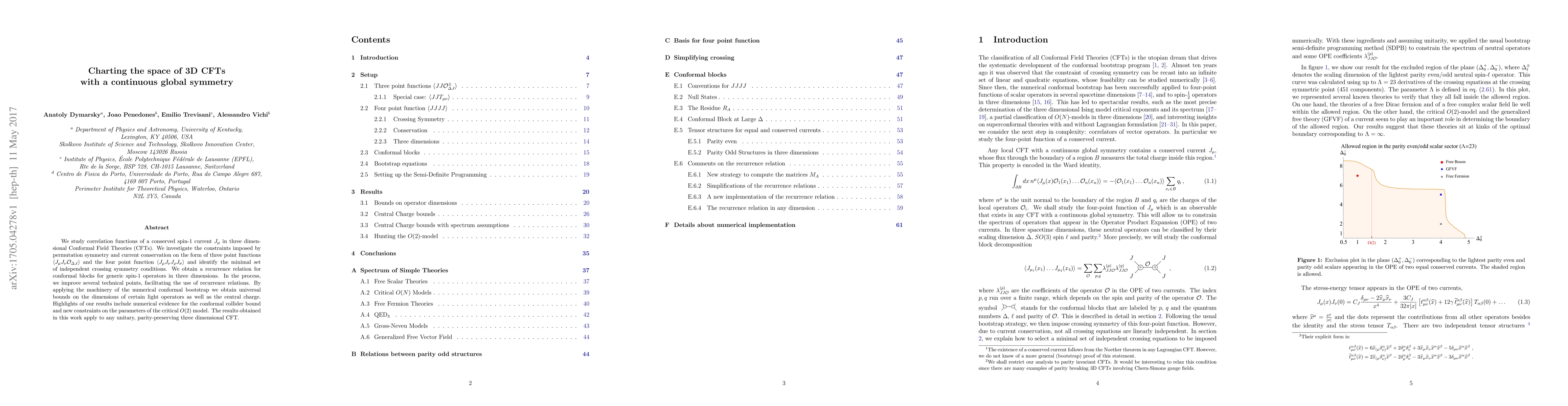 Thumbnail for Charting the space of 3D CFTs with a continuous global symmetry