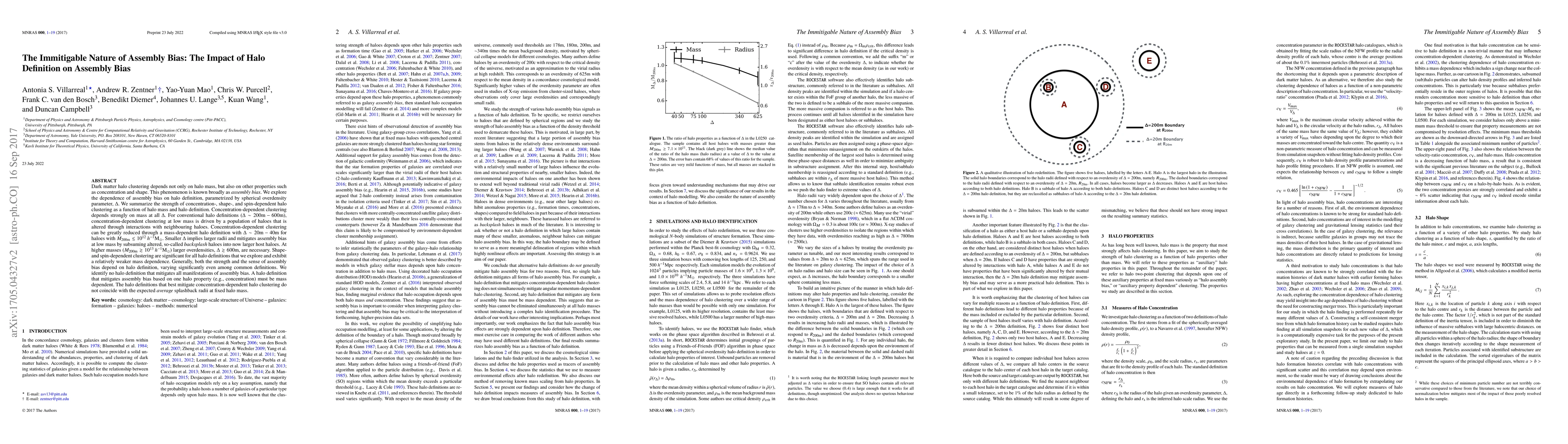 Thumbnail for The Immitigable Nature of Assembly Bias: The Impact of Halo Definition
  on Assembly Bias