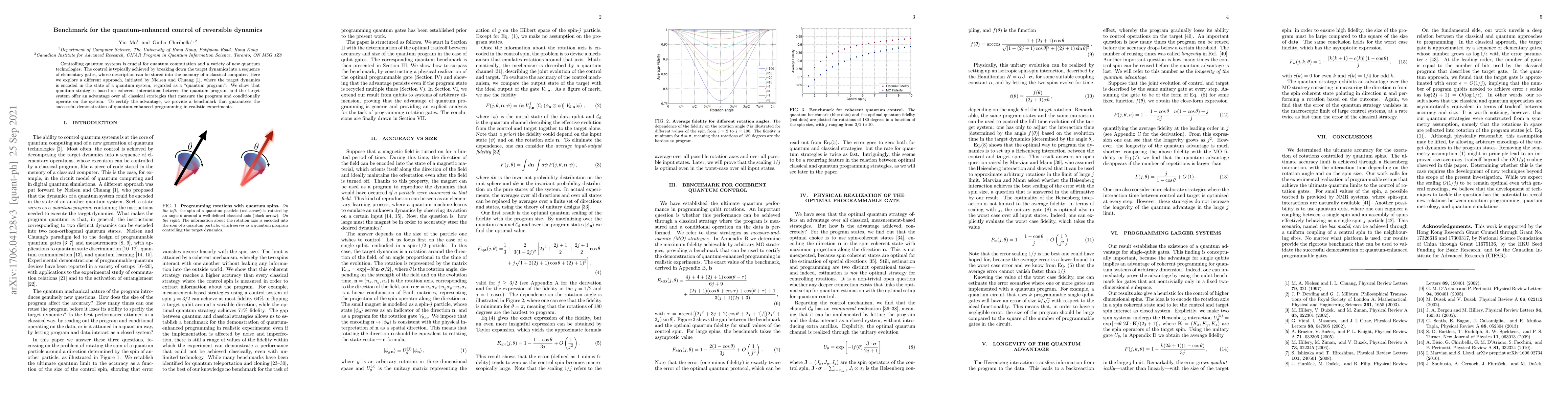Thumbnail for Benchmark for the quantum-enhanced control of reversible dynamics