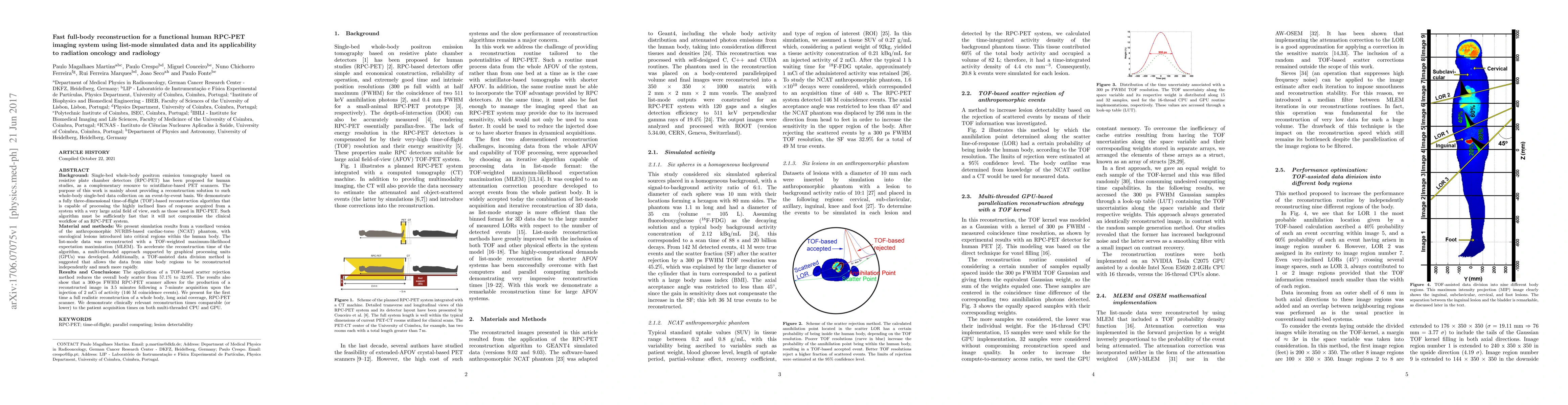 Fast full-body reconstruction for a functional human RPC-PET imaging ...