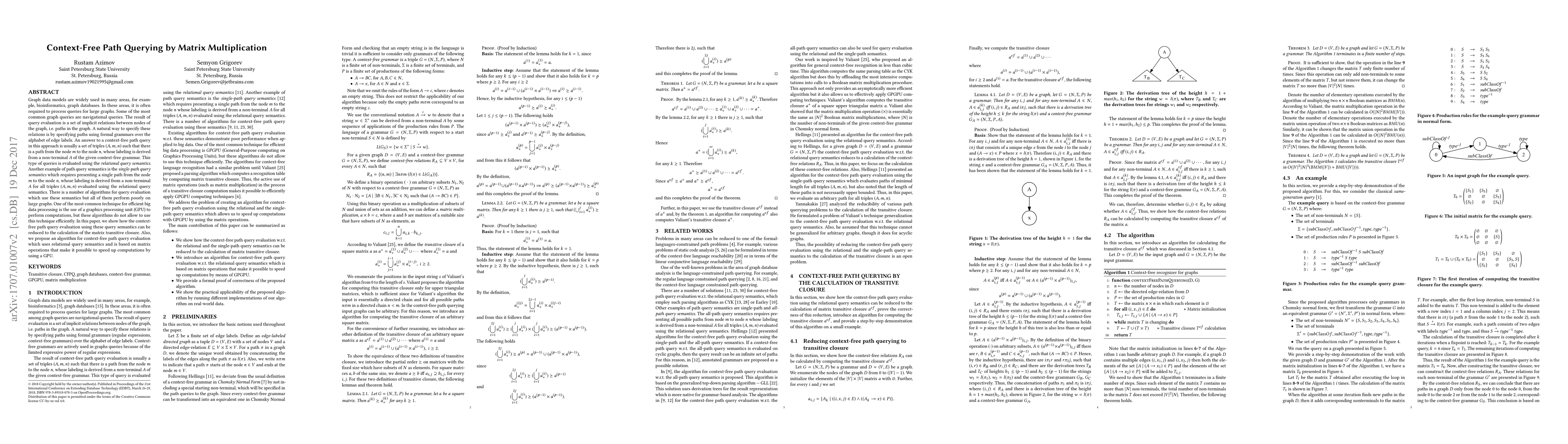 Thumbnail for Context-Free Path Querying by Matrix Multiplication