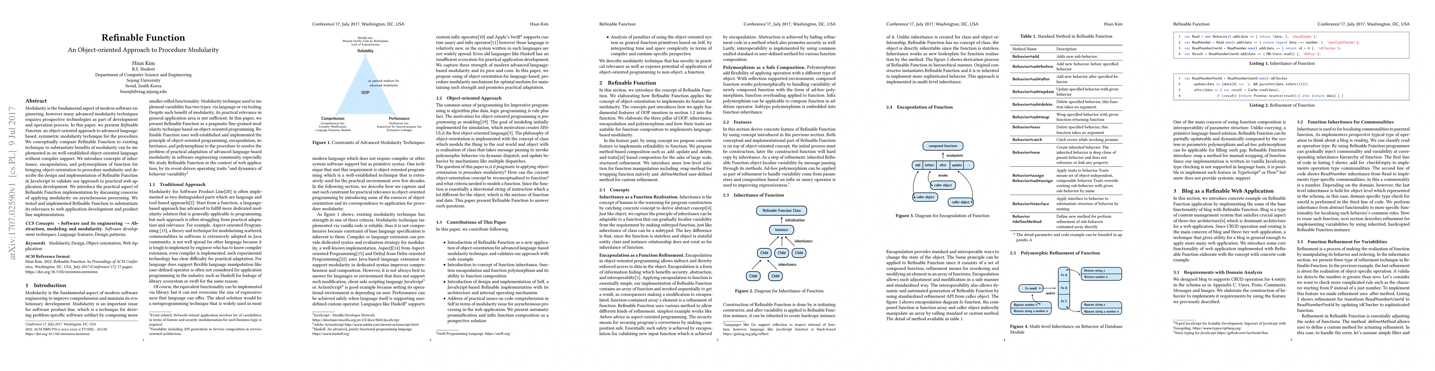 Thumbnail for Refinable Function : An Object-oriented Approach to Procedure Modularity