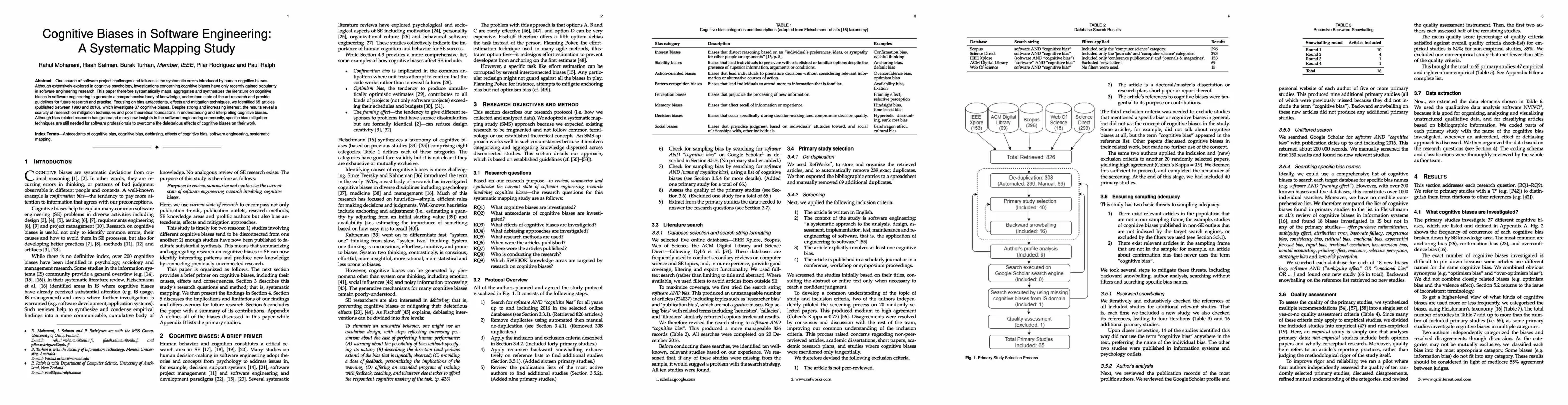 Thumbnail for Cognitive Biases in Software Engineering: A Systematic Mapping Study