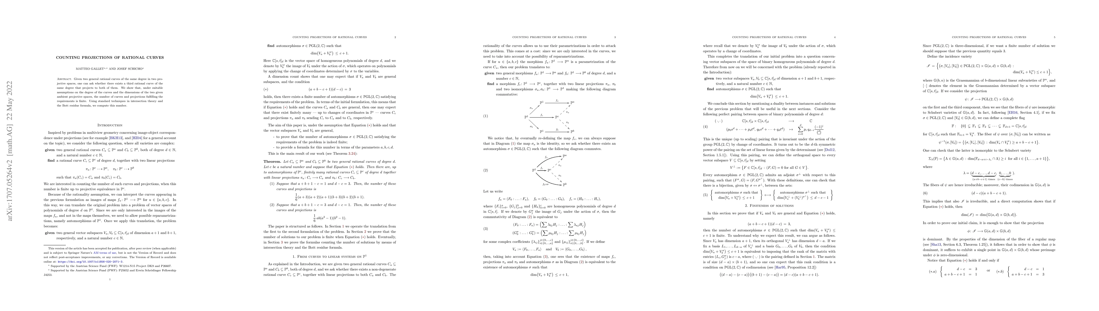 Thumbnail for Counting projections of rational curves