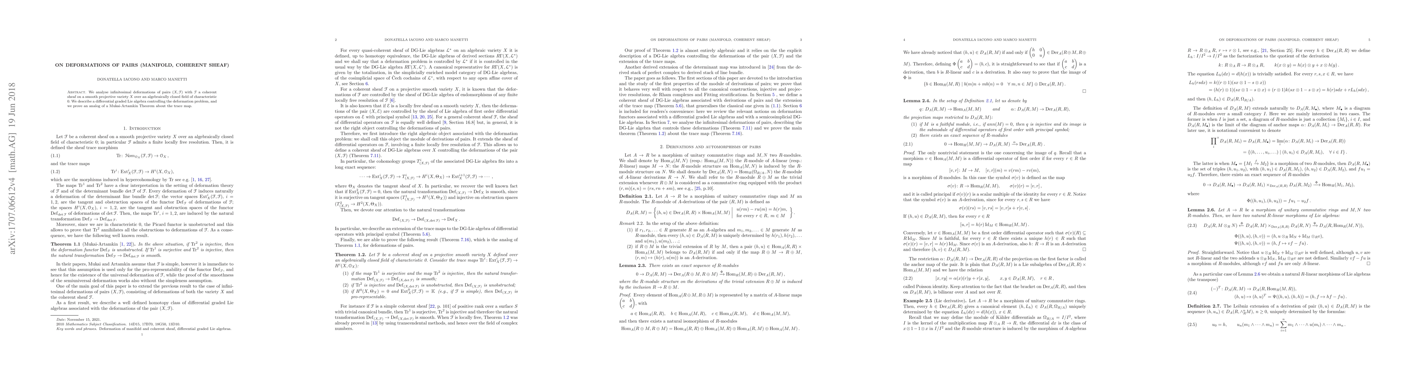 Thumbnail for On deformations of pairs (manifold, coherent sheaf)