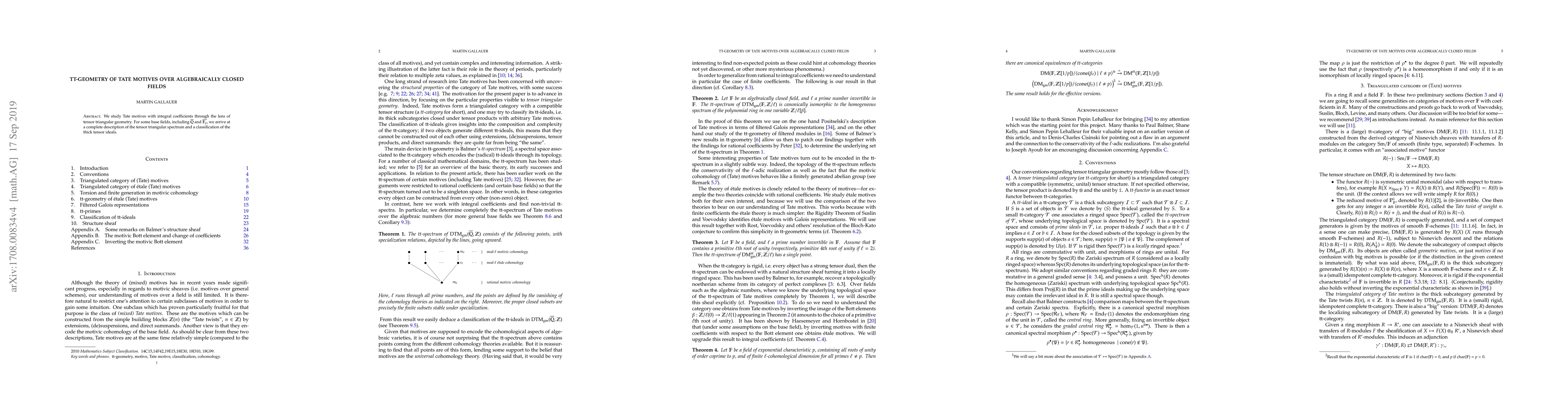 Thumbnail for tt-geometry of Tate motives over algebraically closed fields