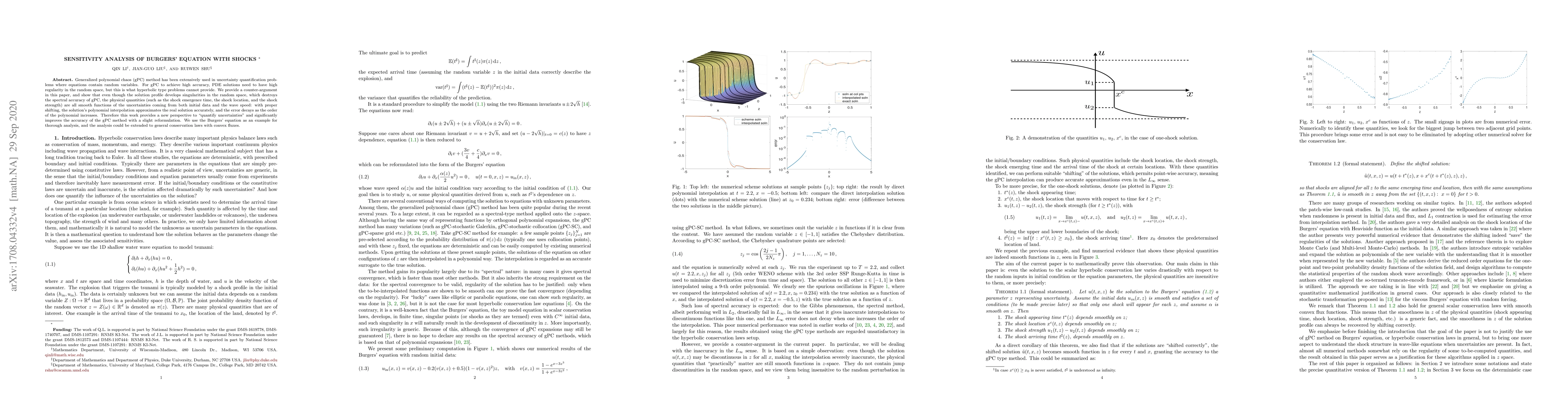 Thumbnail for Sensitivity analysis of Burgers' equation with shocks