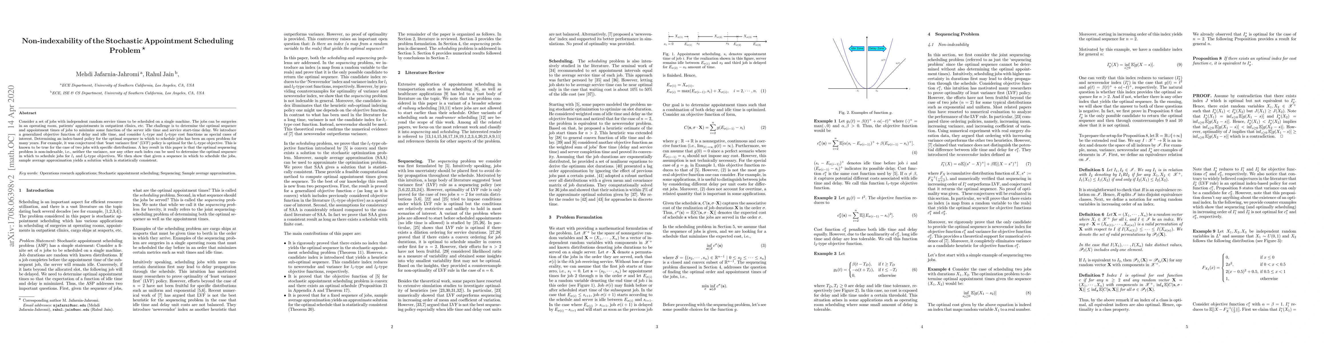 Thumbnail for Non-indexability of the Stochastic Appointment Scheduling Problem