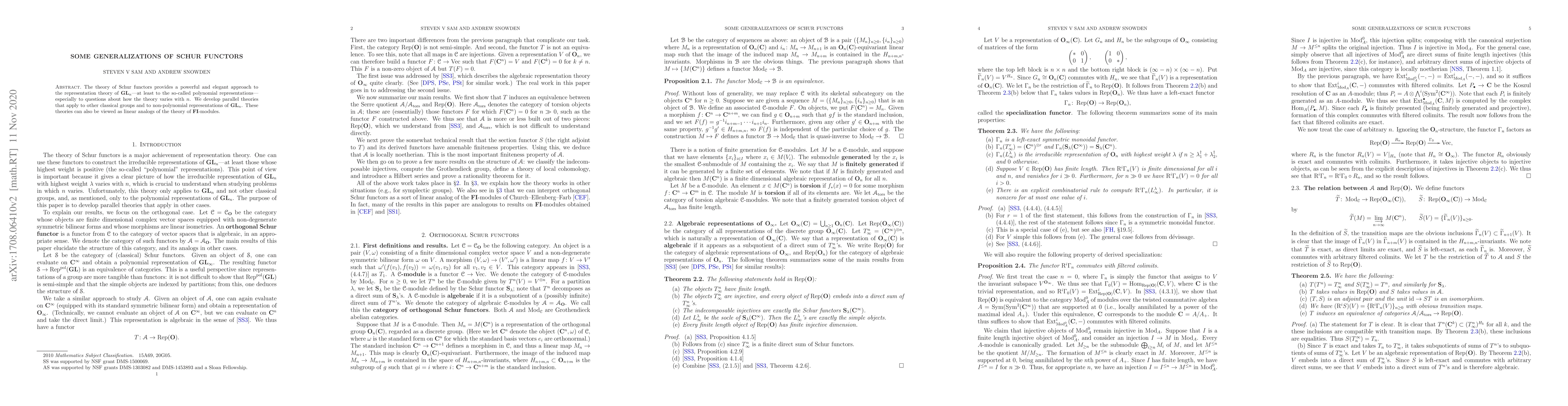 Thumbnail for Some generalizations of Schur functors
