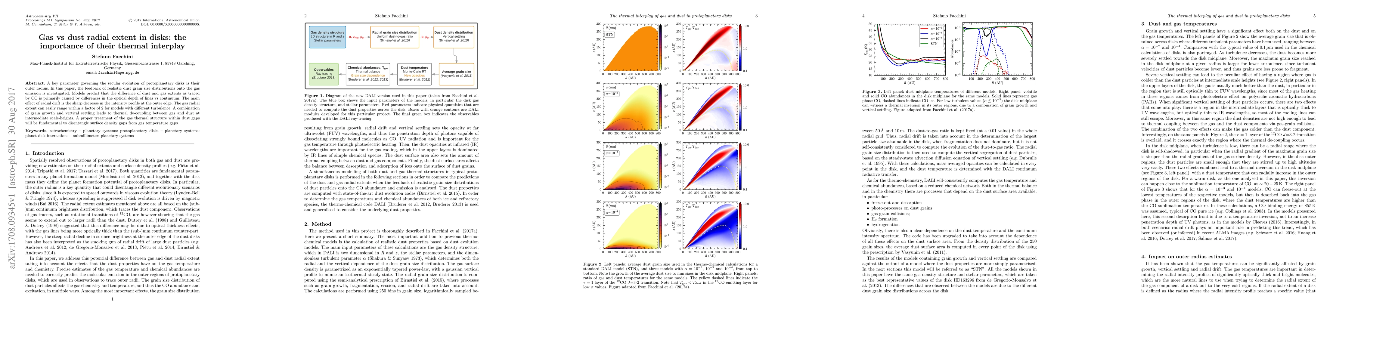 Thumbnail for Gas vs dust radial extent in disks: the importance of their thermal
  interplay
