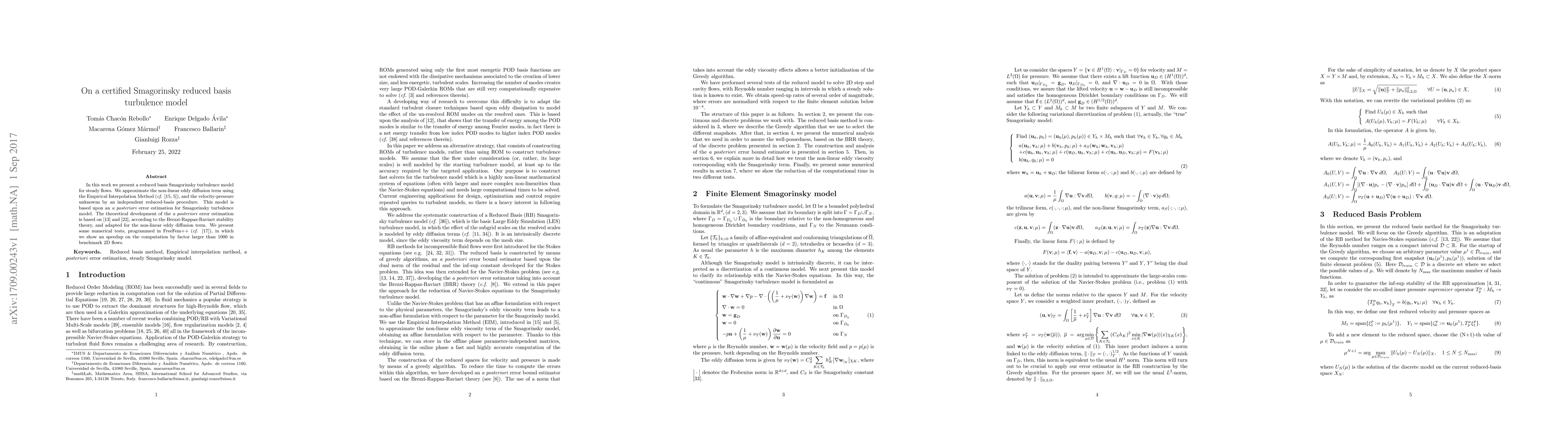 Thumbnail for On a certified Smagorinsky reduced basis turbulence model